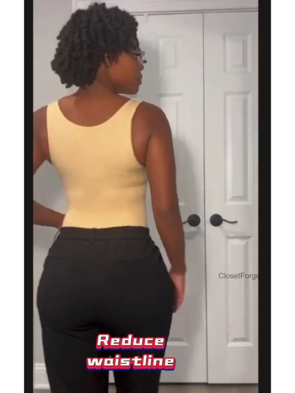 Women's Nylon Spandex Tummy Control Shapewear Compression Tank Top